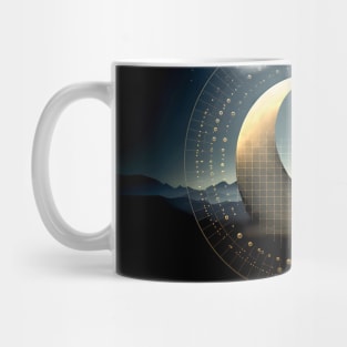 Moon Geometry 2: Moon Landscape Mug